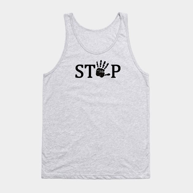 Stop Tank Top by MissMorty2